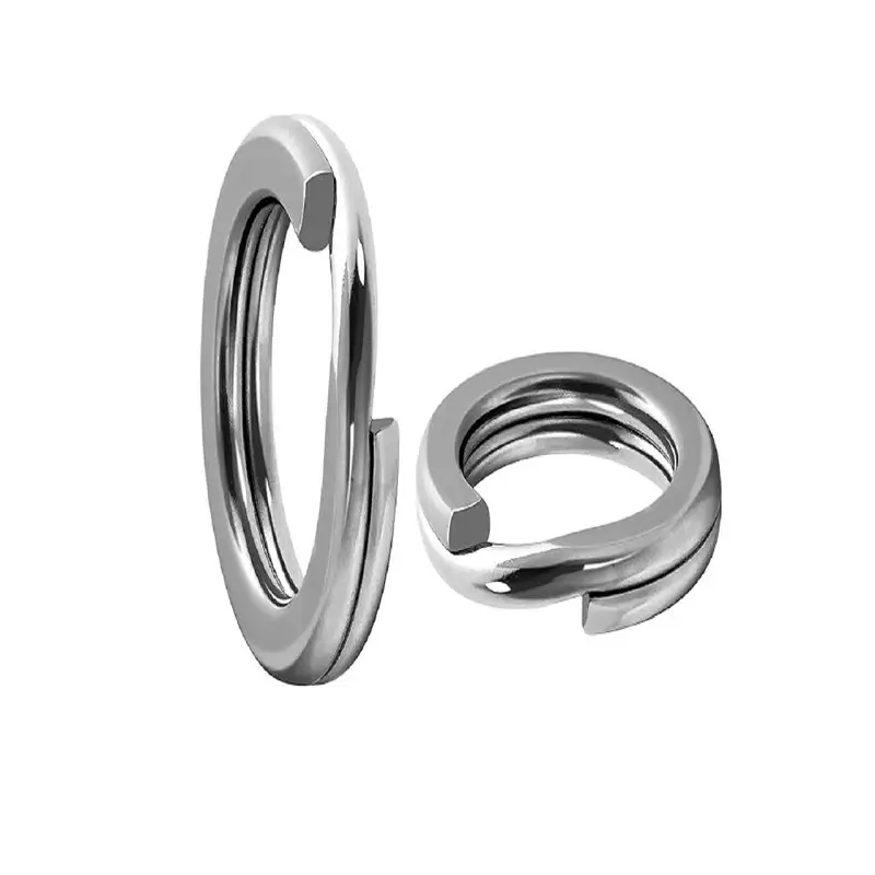 Anillos Divididos Planos Acero Inoxidable