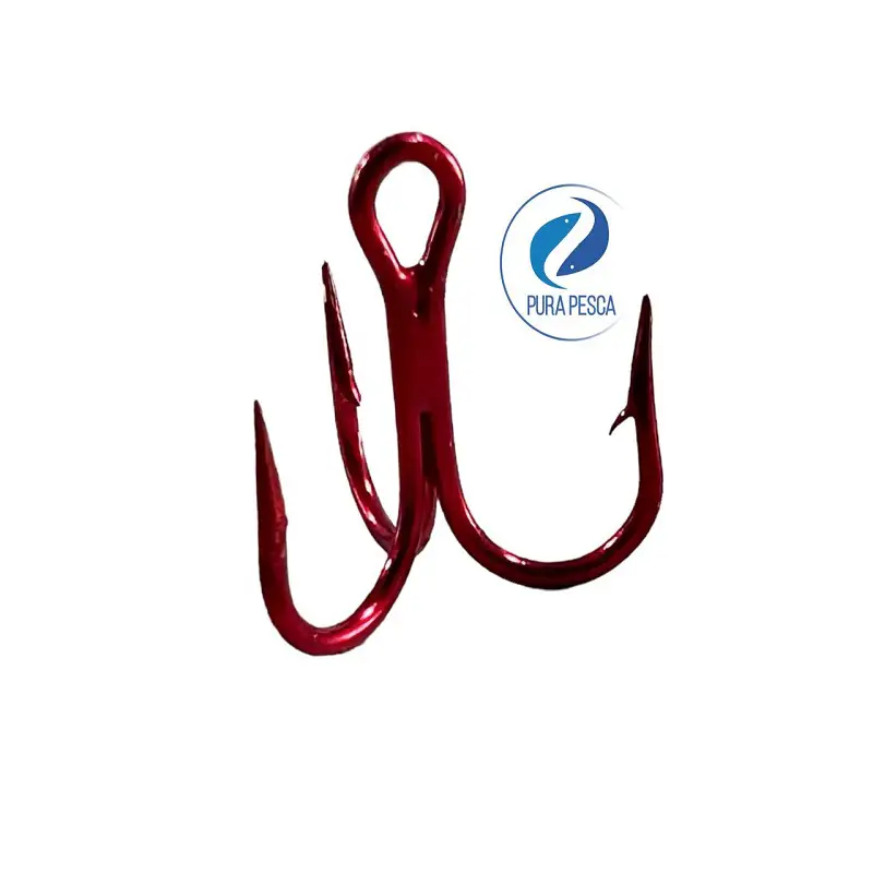 Tripleta Eagle Claw 3X - No 8 Rojo