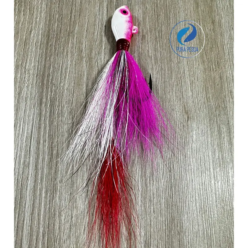 Jig Bucktail Original 3/4 oz (24)g - Rosa Blanco
