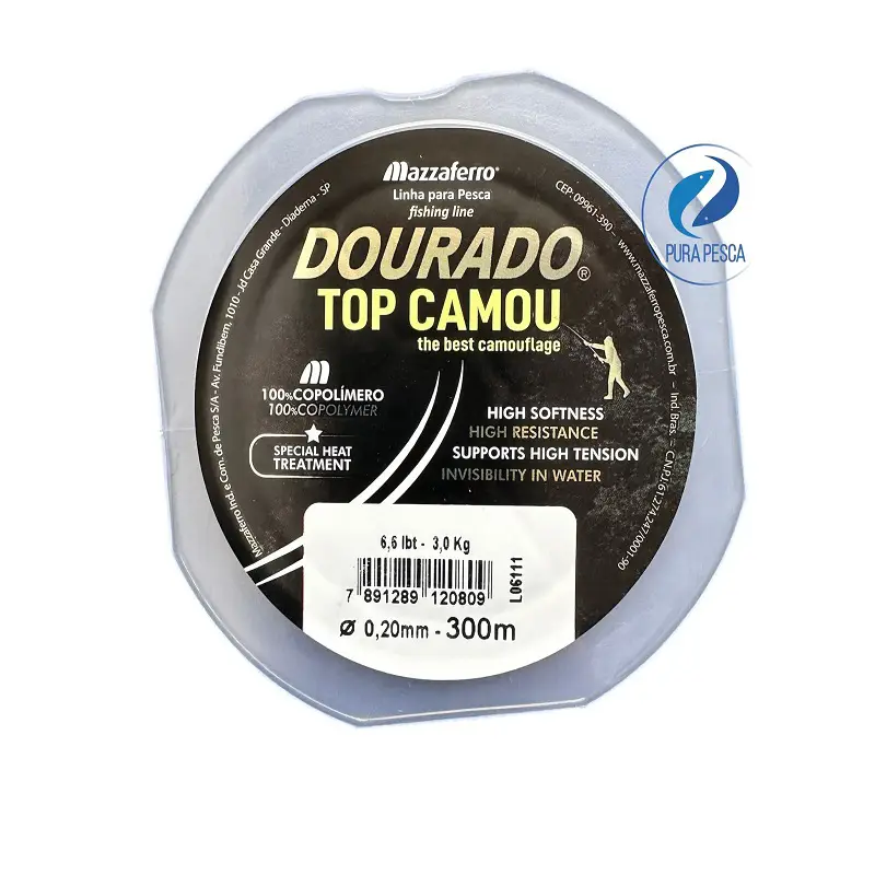 Linea Monofilamento Dourado x 300 M