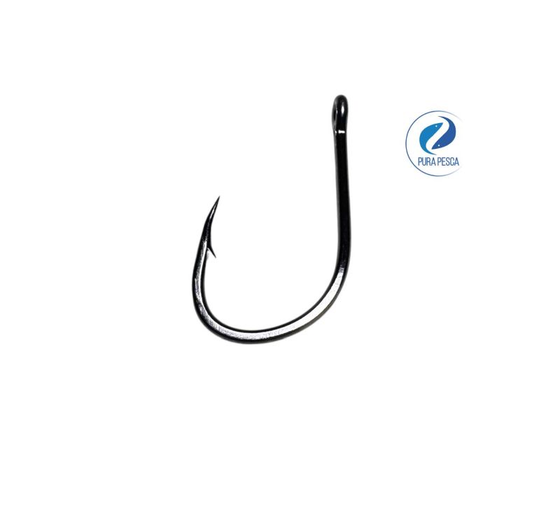 El anzuelo Gilher SOI Ring es forjado y presenta una forma kirbed con un ojo argollado. Fabricado con acero de alto carbono