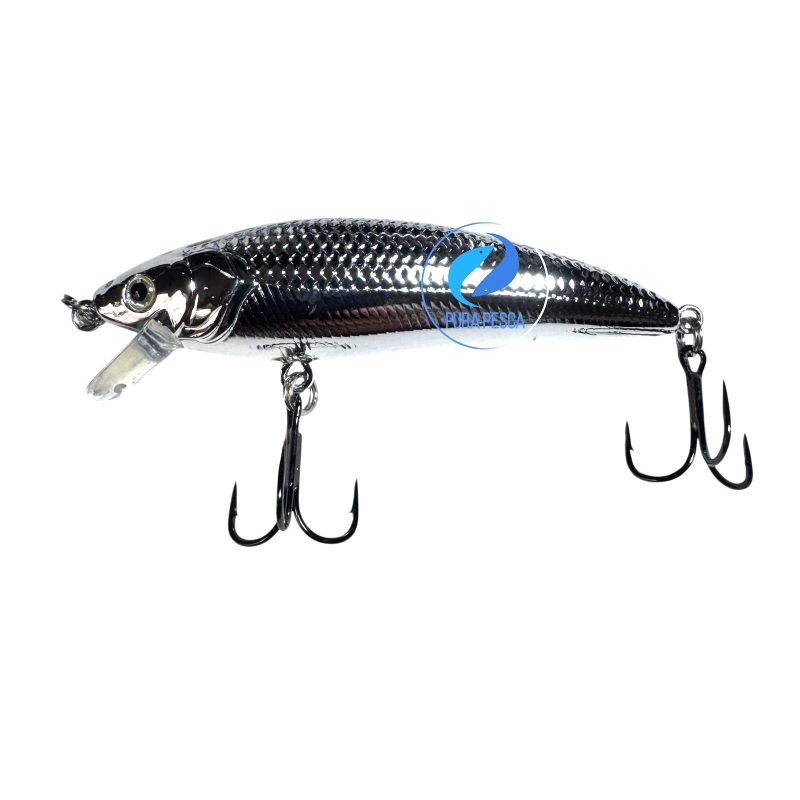 Señuelo Hook Jerk Minnow 75 - S268-Plata