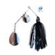 Spinnerbait Lunkerhunt Thump doble hoja colorado bata negra azul