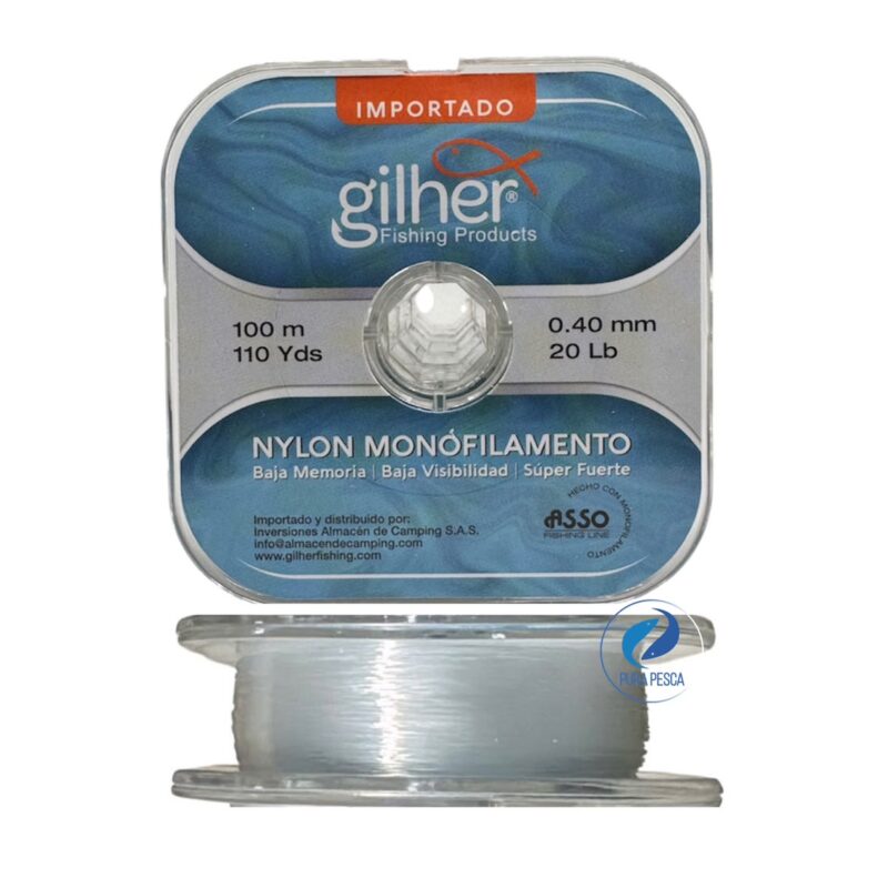 Monofilamento Nylon Asso x 100 m - 20 lbs-100 m