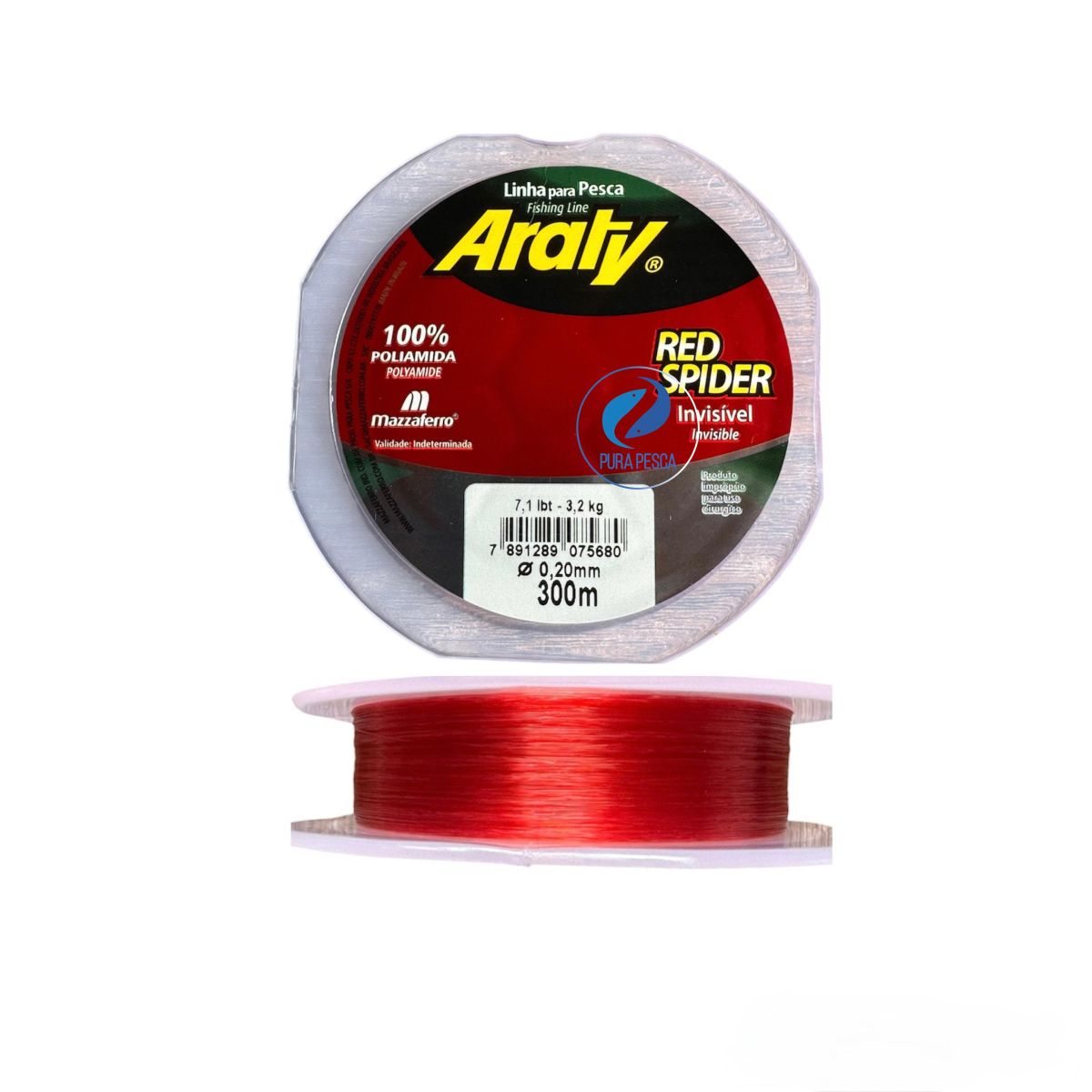 Monofilamento Nylon Araty Red Spider